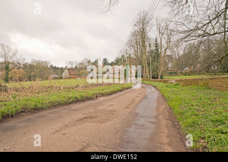 Das Dorf des unteren Harlestone Northamptonshire Stockfoto