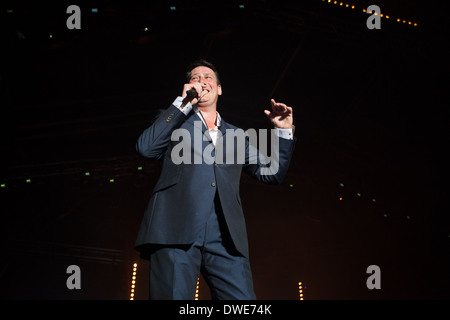 Tony Hadley live auf Chilfest 2013, Tring, Hertfordshire Stockfoto