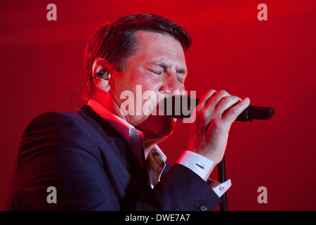 Tony Hadley live auf Chilfest 2013, Tring, Hertfordshire Stockfoto