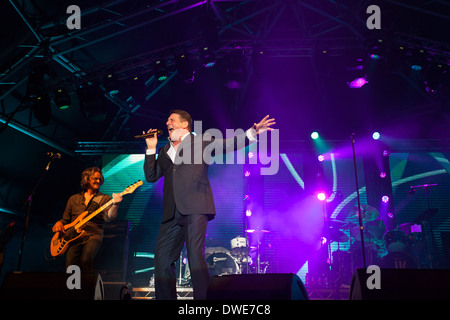 Tony Hadley live auf Chilfest 2013, Tring, Hertfordshire Stockfoto