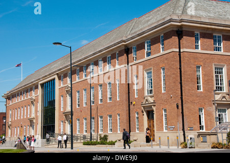 Das Rathaus an der Corporation Street im Stadtzentrum von Derby, Derbyshire England UK Stockfoto