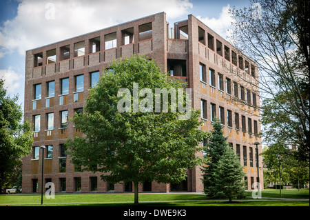 Phillips Exeter Academy Bibliothek von Louis Kahn, Exeter, New Hampshire, USA. Stockfoto