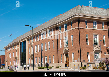 Das Rathaus an der Corporation Street im Stadtzentrum von Derby, Derbyshire England UK Stockfoto