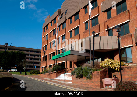 Rathaus von Redditch, Worcestershire, England, UK Stockfoto