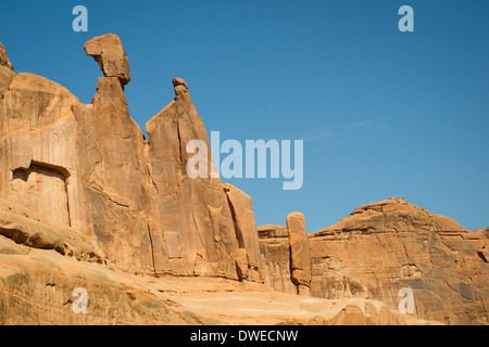 Arches national Parck, Utah, USA-august 9, 2012:landscape der Arches-Nationalpark Stockfoto