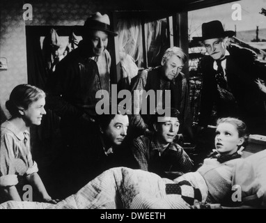 Judy Garland und die Darsteller am Set des Films "The Wizard of Oz", 1939 Stockfoto