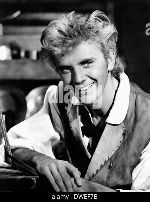 Terence Stamp, am Set des Films, "Billy Budd" unter der Regie von Peter Ustinov, 1962 Stockfoto