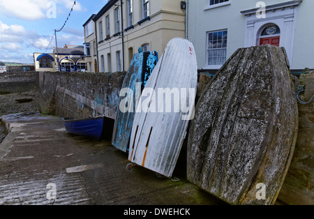 Boote in dem Dorf Appledore, Devon, England Stockfoto