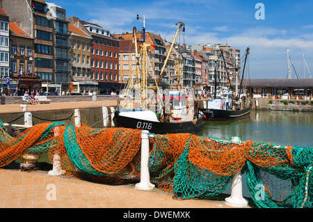 Fischereihafen, Ostende Stockfoto