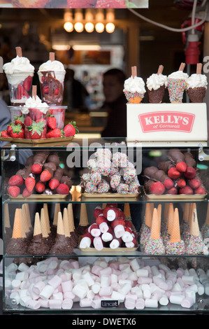 Süße Schrank Kiosk in London UK Stockfoto