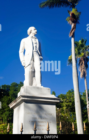 Carlos Manuel de Céspedes Statue, Havanna Stockfoto