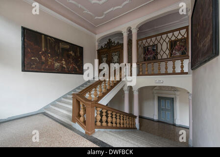 Augustiner Chorherren Kloster Abbazia di Novacella März 2013. Stockfoto