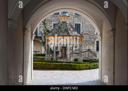 Augustiner Chorherren Kloster Abbazia di Novacella März 2013. Stockfoto