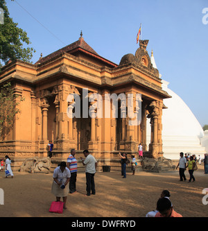 Sri Lanka; Colombo, erlernte Raja Maha Vihara, buddhistische Tempel, Stockfoto