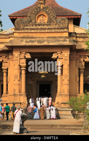 Sri Lanka; Colombo, erlernte Raja Maha Vihara, buddhistische Tempel, Stockfoto