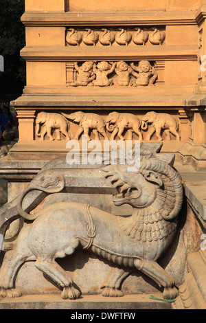 Sri Lanka; Colombo, erlernte Raja Maha Vihara, buddhistische Tempel, Stockfoto