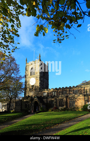 Herbst, Holy Trinity Church, Skipton Stadt, North Yorkshire, England, UK Stockfoto