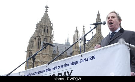 London, UK. 7. März 2014. Sir Ivan Lawrence QC (ehemalige Tory MP) Credit: Rachel Megawhat/Alamy Live News Stockfoto