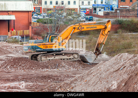 ABRISS. Die ehemalige Royal Doulton China Fabrik abgerissen In Nile Street Burslem Stoke On Trent Stockfoto