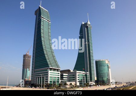 Manama, Bahrain Financial Harbour Wolkenkratzer Naher Osten Stockfoto