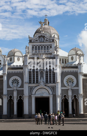 Cartago. Basilica de Nuestra Senora de Los Angeles. Kathedrale unserer lieben Frau von den Engeln. Bedeutendste Kirche Costa Ricas. Stockfoto