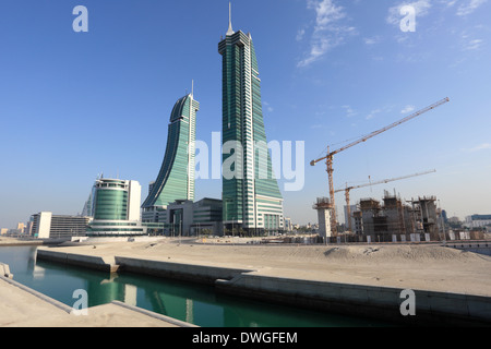 Manama, Bahrain Financial Harbour Wolkenkratzer Naher Osten Stockfoto