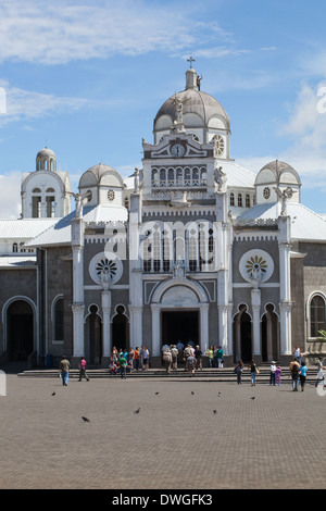 Cartago. Basilica de Nuestra Senora de Los Angeles. Kathedrale unserer lieben Frau von den Engeln. Bedeutendste Kirche Costa Ricas. Stockfoto