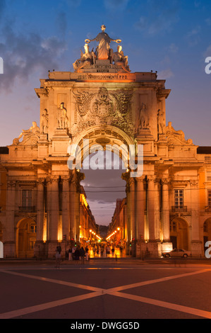 Arco da Rua Augusta, Lissabon Stockfoto