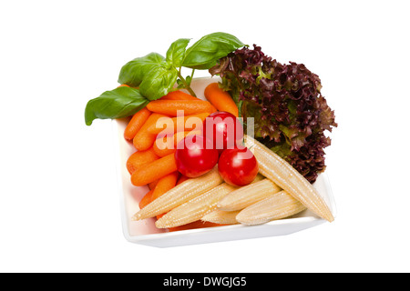 Frisches rohes Gemüse als Basis für einen gesunden Lebensstil. Stockfoto