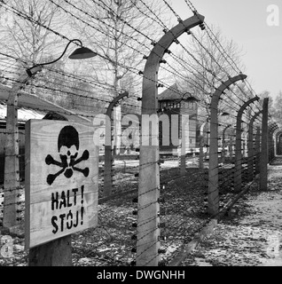 KZ Auschwitz-Birkenau - Polen Stockfoto