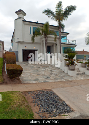 Herrenhaus in einem Vorort von Point Loma San Diego CA. Stockfoto