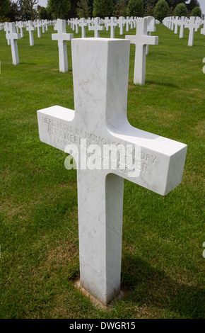 Grab des unbekannten Soldaten auf dem amerikanischen Friedhof in der Vallée De La Somme im Großraum Le Nord & Picardie Frankreich Stockfoto