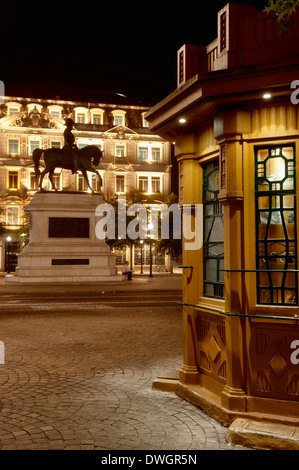 Dom Pedro IV Statue, Porto Stockfoto