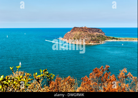 Palm Beach, New South Wales, Australien angesehen von Ku-Ring-Gai Chase National Park im Frühjahr Stockfoto