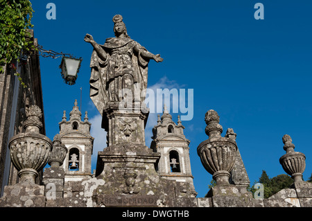 Bom Jesus Monte Wallfahrtskirche, Braga Stockfoto