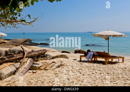 Der Strand von Ao Phai Bucht auf Ko Samet Insel, Thailand Stockfoto