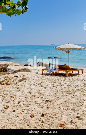 Der Strand von Ao Phai Bucht auf Ko Samet Insel, Thailand Stockfoto