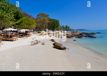 Der Strand von Ao Phai Bucht auf Ko Samet Insel, Thailand Stockfoto