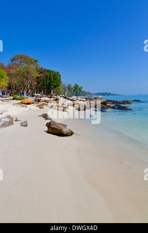 Der Strand von Ao Phai Bucht auf Ko Samet Insel, Thailand Stockfoto