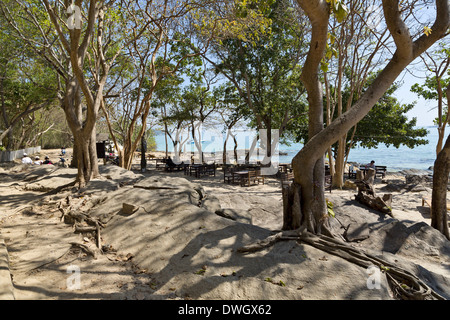 Restaurant am Ao Phai Bucht auf Ko Samet Insel, Thailand Stockfoto