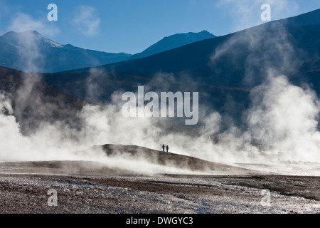 El Tatio Geysirfeld in Anden Berge im Norden Chiles Stockfoto