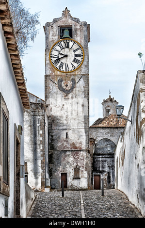 Igreja de Santa Maria Do Castelo, Tavira Stockfoto
