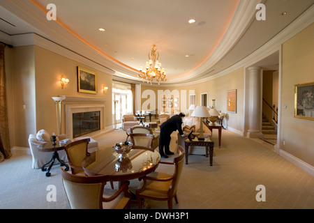 Asian-Thema Vorsitzender Suite im Venetian Resort Hotel, Las Vegas, Nevada, USA Stockfoto