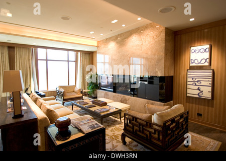 Asian-Thema Vorsitzender Suite im Venetian Resort Hotel, Las Vegas, Nevada, USA Stockfoto