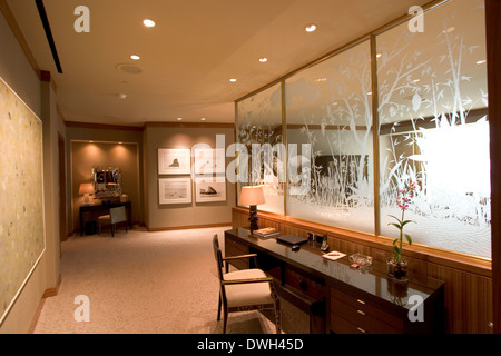 Asian-Thema Vorsitzender Suite im Venetian Resort Hotel, Las Vegas, Nevada, USA Stockfoto