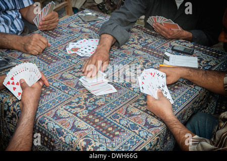 Mann-Spielkarten, Urfa Stockfoto