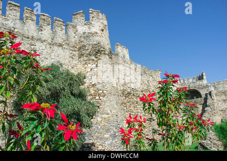 Mamure Burg, Anamur Stockfoto