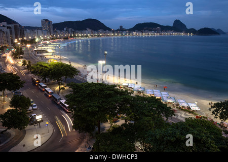 Copacabana, Rio De Janeiro Stockfoto