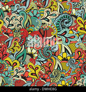 Nahtlose Vector floral pattern Stockfoto