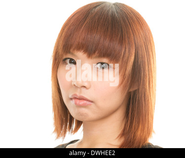 Attraktive Chinesin Blick in die Kamera Stockfoto